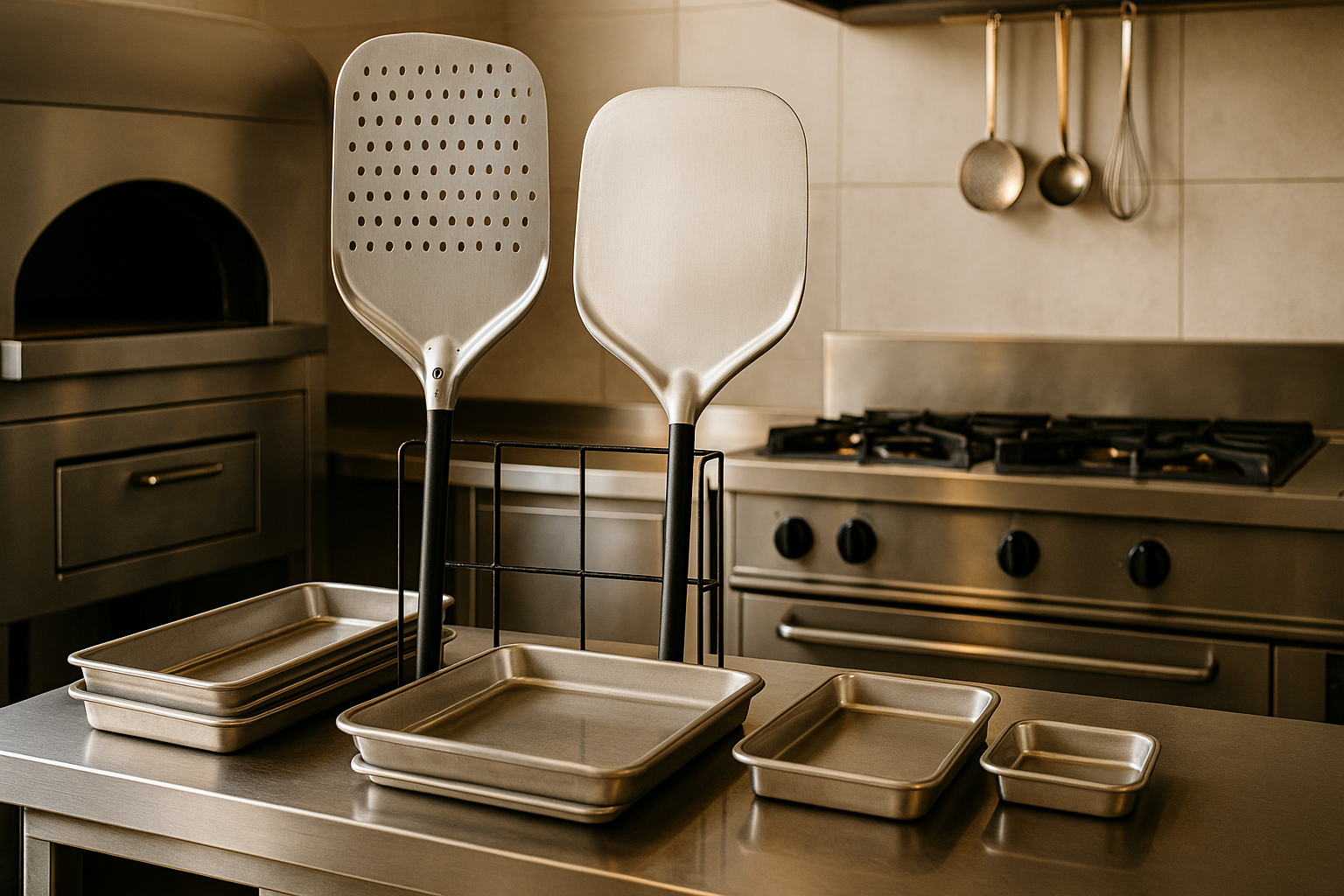 Attrezzature professionali in acciaio inox per pizzerie e ristoranti