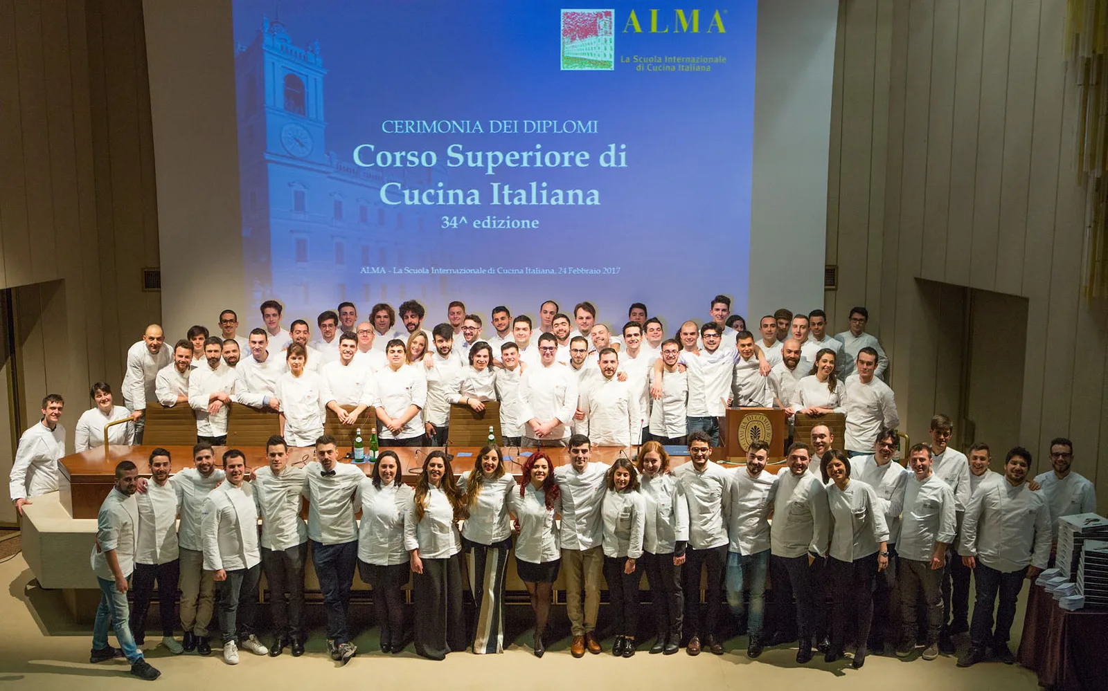 ALMA: 77 studenti superano l’esame di 26 chef stellati conquistando il diploma di Cuoco Professionista di Cucina Italiana