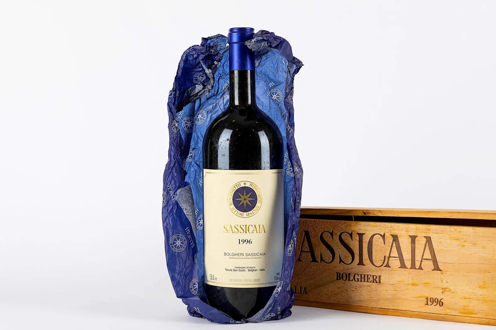 Il vino negli anni 90 Sassicaia 1996, altro esempio di rifiuto dell'enologia anni '90