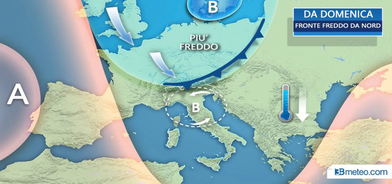 3Bmeteo.com: “Da oggi ondata di aria fredda”