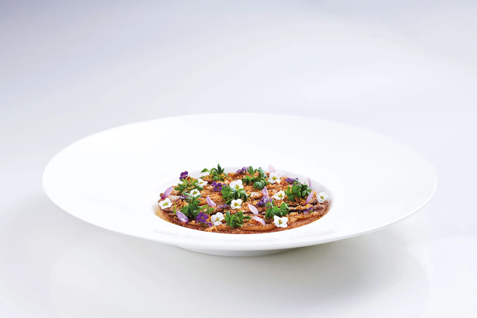 Spugnole con beurre blanc allo shio koji e riso