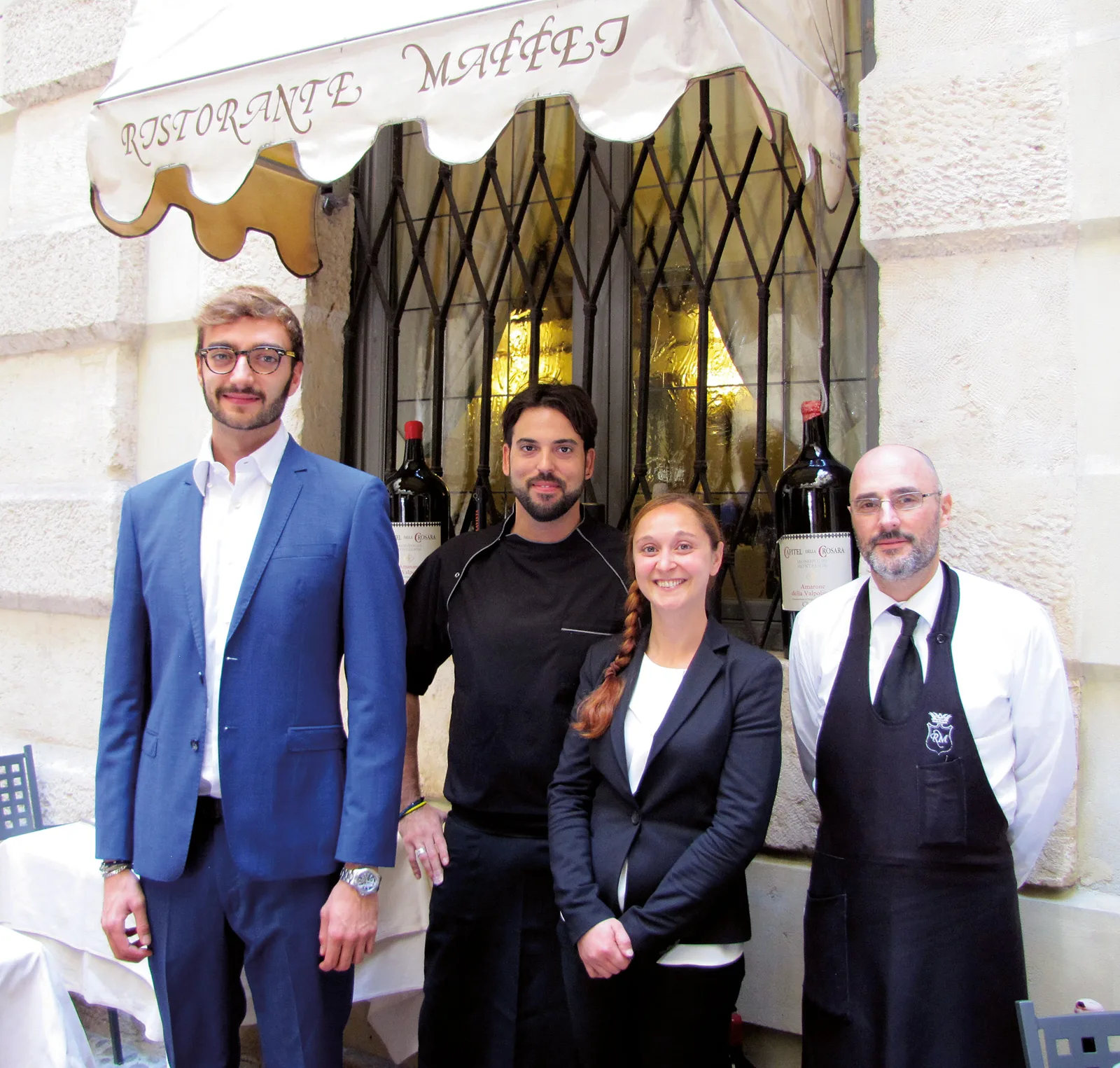 La nuova vita del ristorante Maffei a Verona, tra cucina accurata e vini prestigiosi