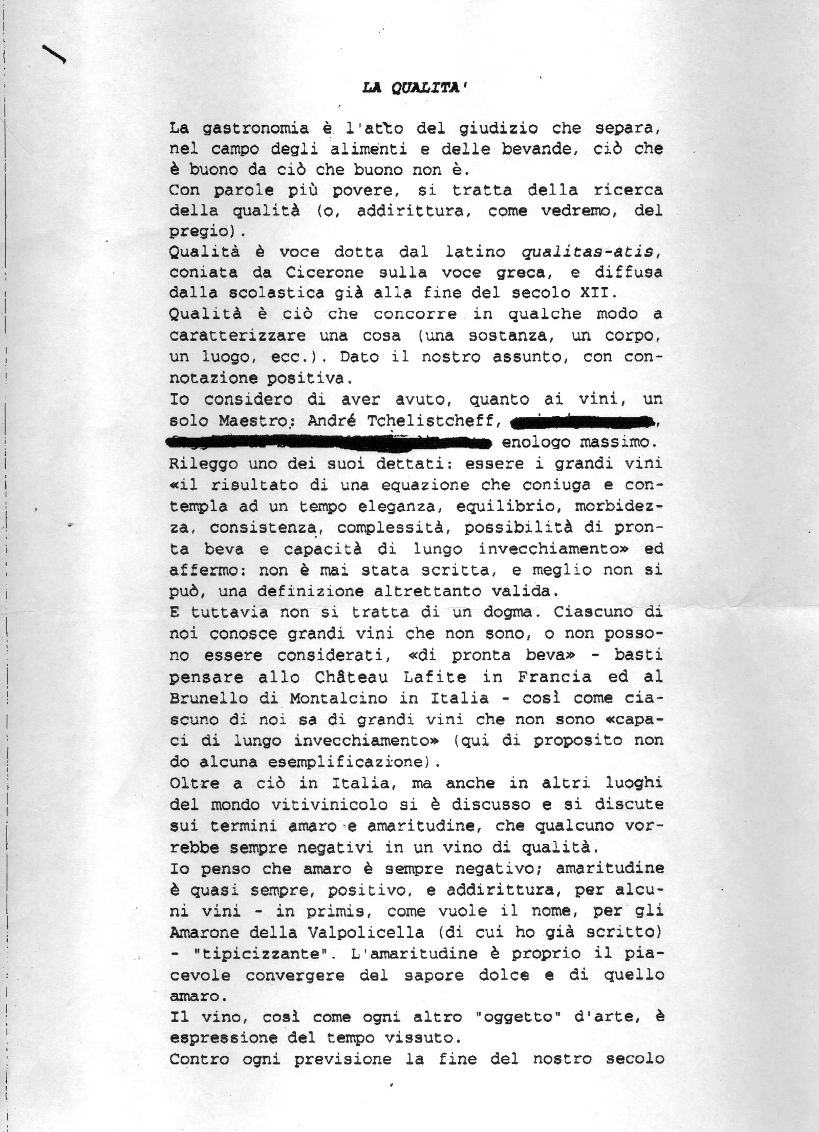 AVREI VOLUTO CONOSCERE VERONELLI