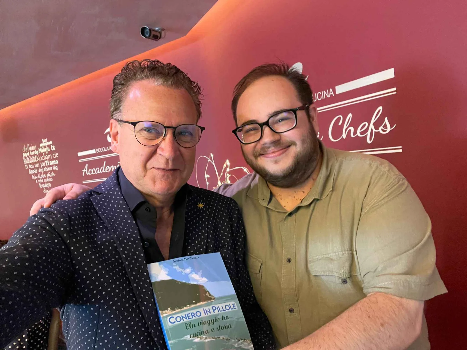 La presentazione del libro Conero in pillole di Andrea Bevilacqua all’Accademia Chef’s