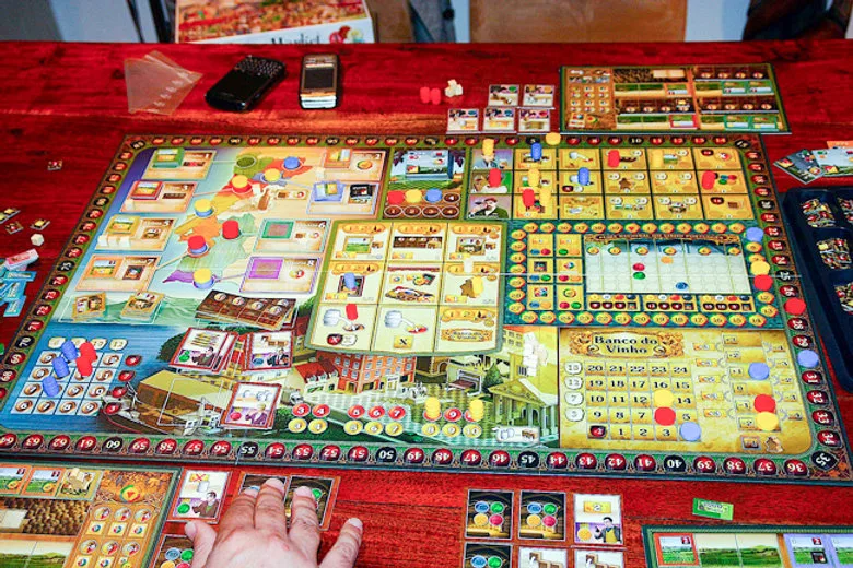 Il vino nei giochi da tavolo