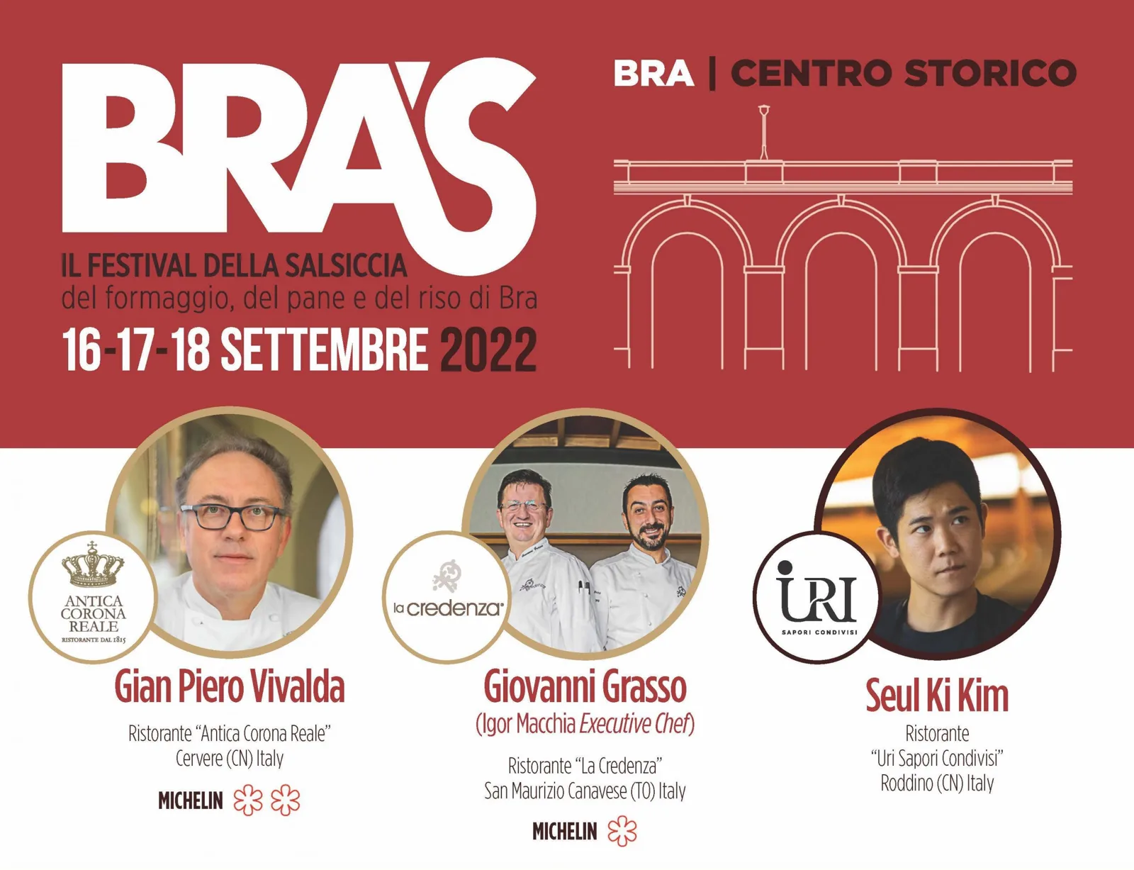 BRA’S, il festival della salsiccia di Bra e del buon gusto: dal 16 al 18 settembre 2022