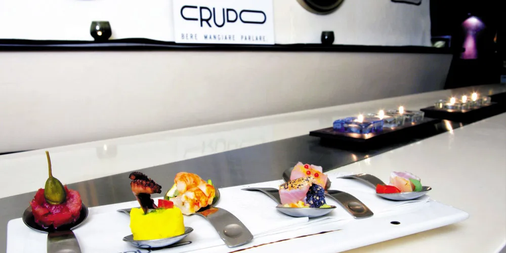 Si tira tardi al Crudo. Locale fashion a Roma