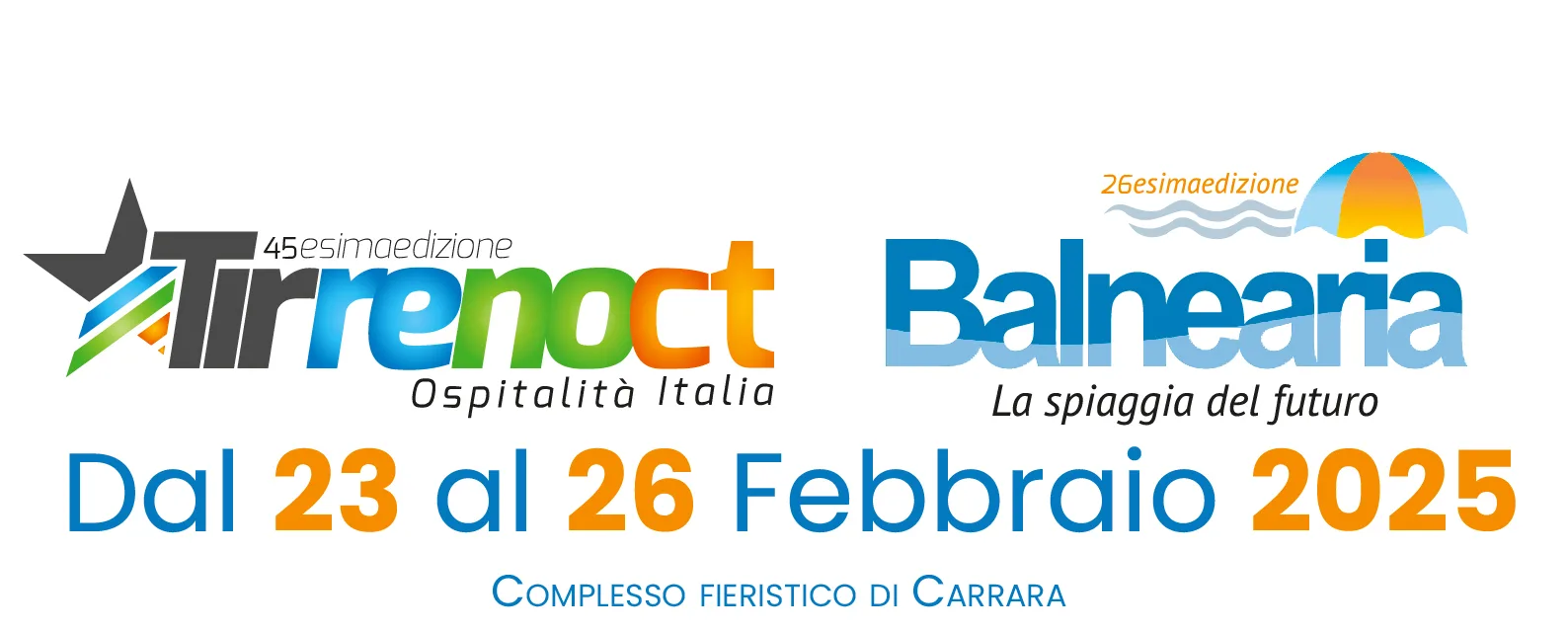 Tirreno C.T. e Balnearia di nuovo assieme a Carrarafiere dal 23 al 26 febbraio
