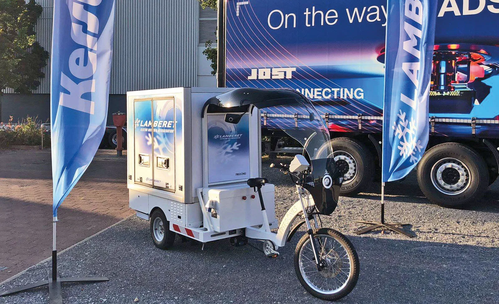 Lamberet: il freddo viaggia anche in bici