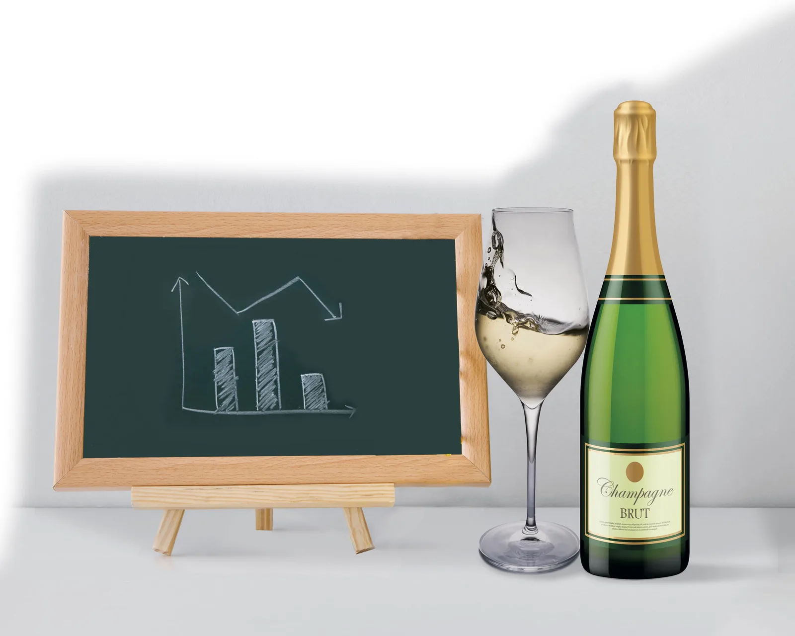 Champagne, cambio di rotta nei numeri della distribuzione