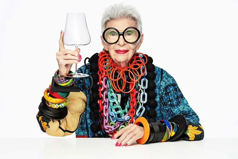 Nude e l’icona di stile Iris Apfel