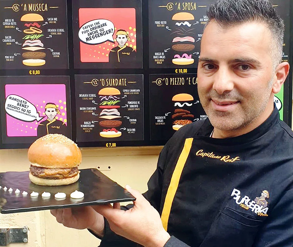La burgeria D’Ausilio lancia il panino “solidale” Capitano Raf