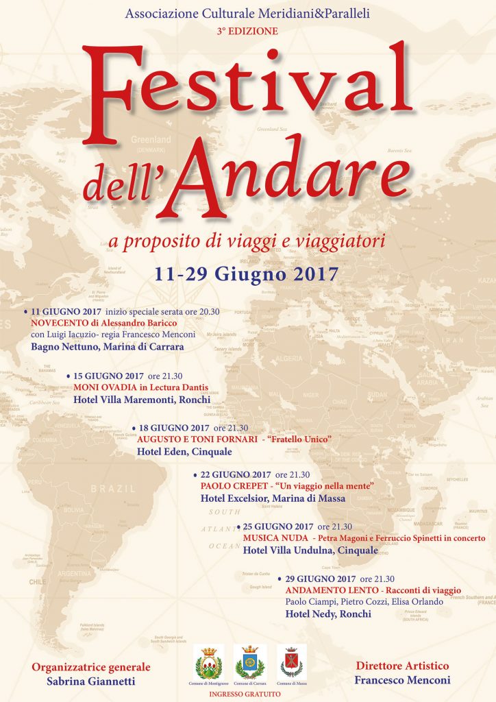 Festival dell'Andare - 11-29 giugno 2017