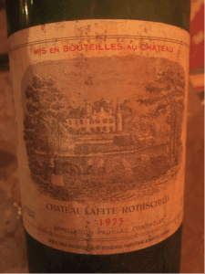 vino Chateau Lafite Rothschild 1975: