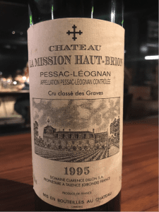 vino chateau la maison haut brion 1995