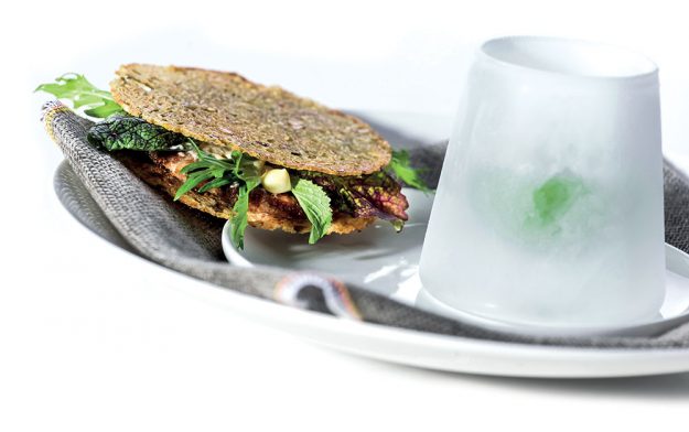 Chef Niederkofler ricetta sandwich di testina