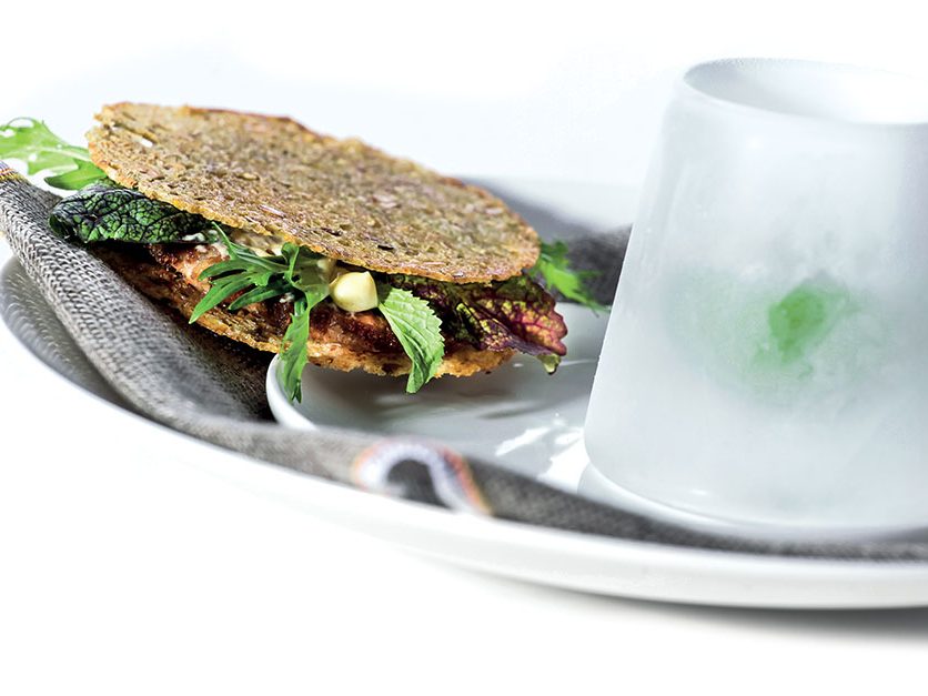 Chef Niederkofler ricetta sandwich di testina