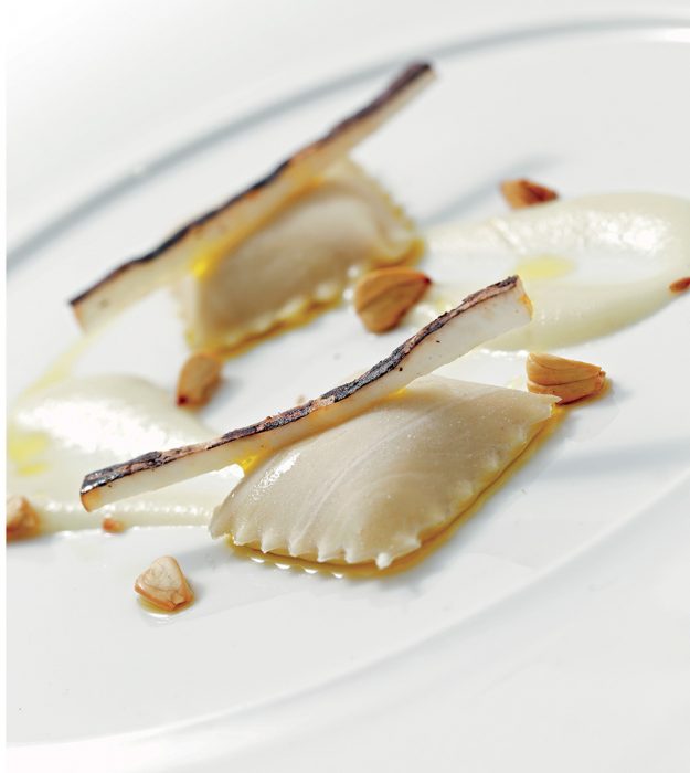 ravioli nella ricetta di Casa di Vissani