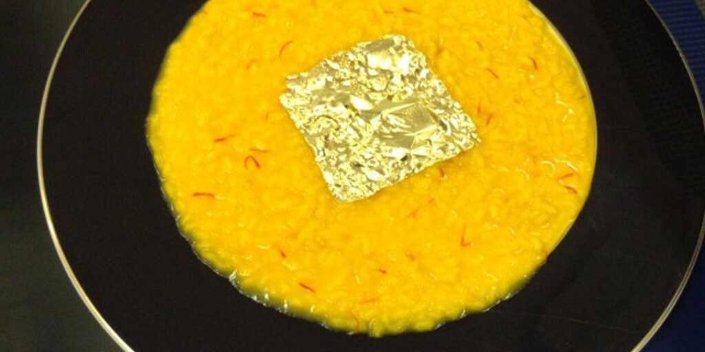riso oro e zafferano dello Chef Gualtiero Marchesi