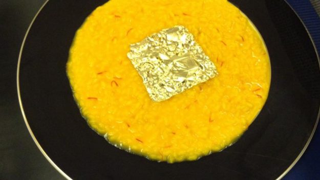 riso oro e zafferano dello Chef Gualtiero Marchesi