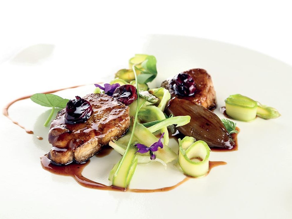 animelle di vitello amarene asparagi chef liuzzi