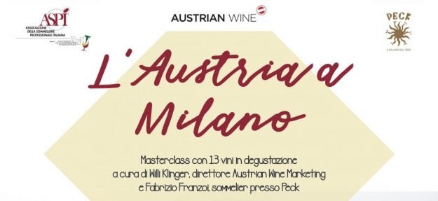 Austrian a Milano con austrian wine