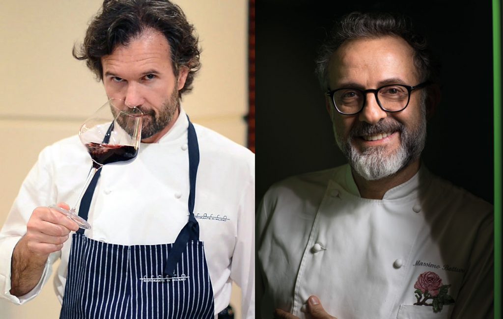 Cracco e Bottura gli chef più citati sui media italiani
