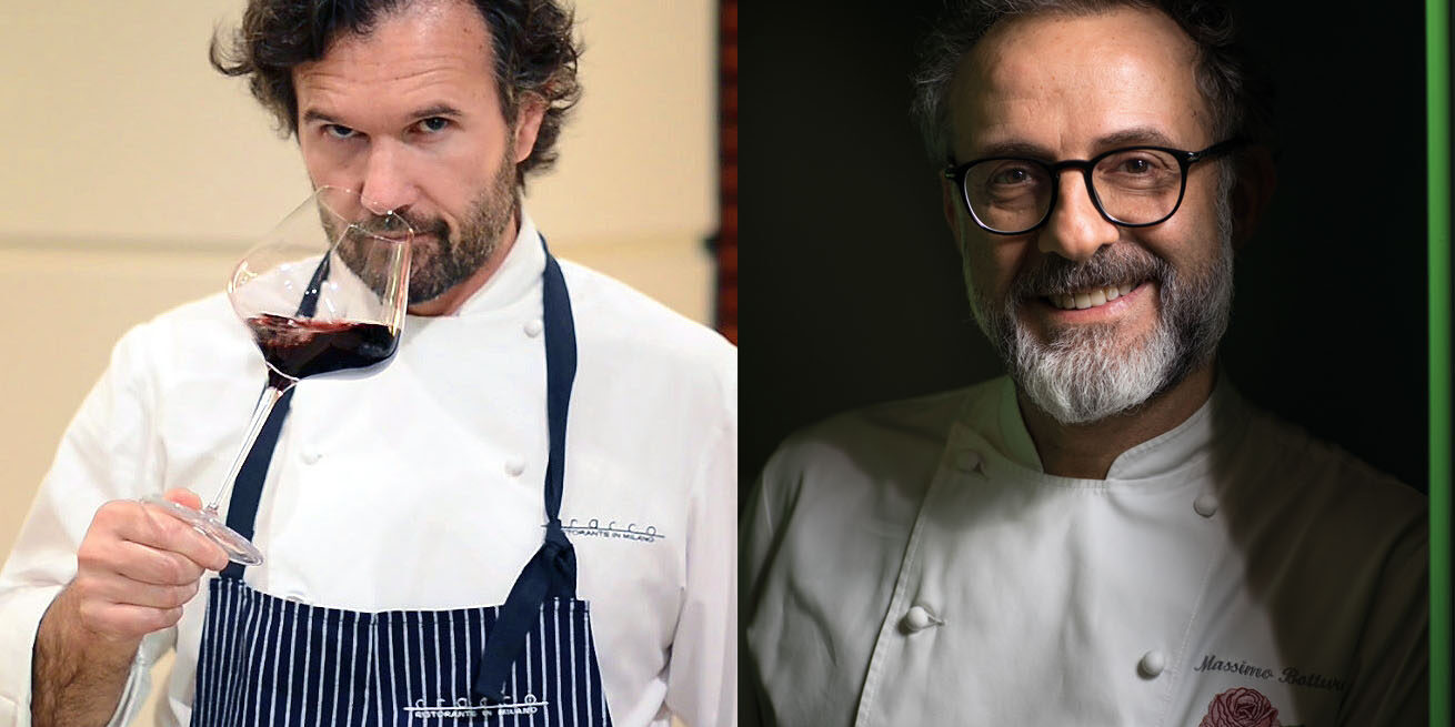 Cracco e Bottura gli chef più citati sui media italiani
