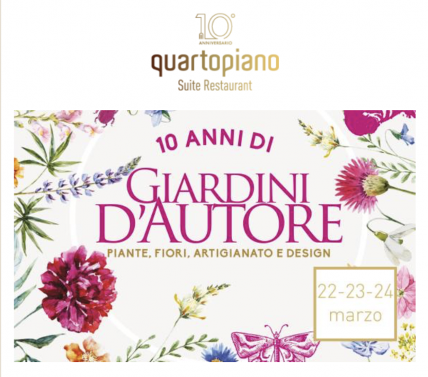Quartopiano e Giardini d'autore festeggiano il decennale