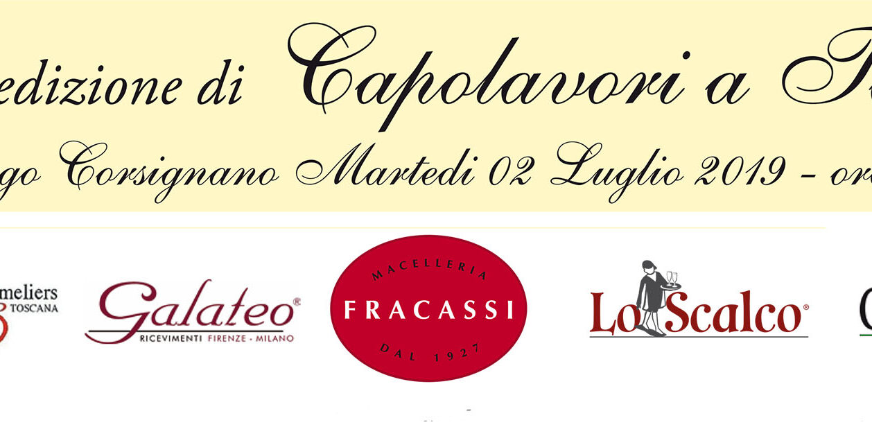 Capolavori a Tavola Capolavori a Tavola: XVIII edizione