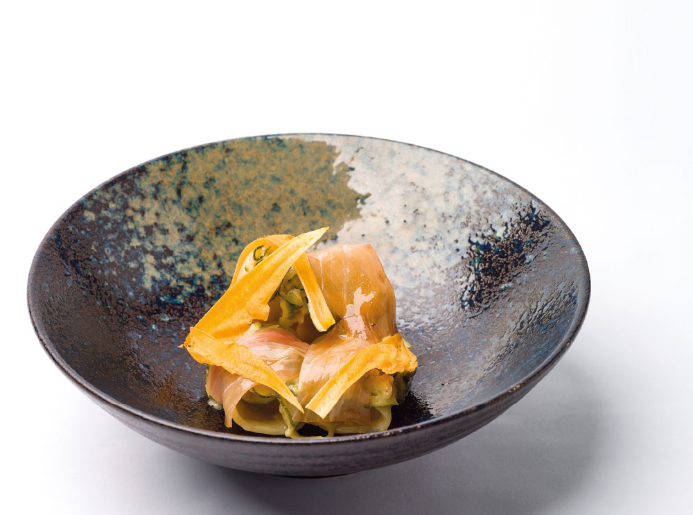 Paccheri alla Nerano di chef Michele De Blasio