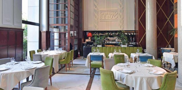 Il ristorante Camillo Benso a Milano Il ristorante Camillo Benso a Milano