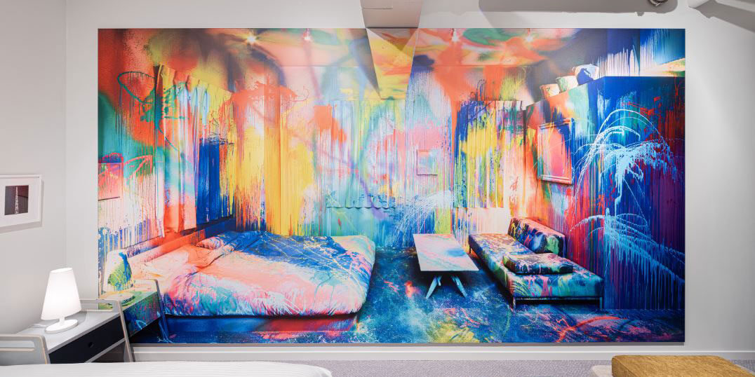 Stanza The World After Five Minutes di Youta Matsuoka (JONJON GREEN) - BnA_WALL Tokyo