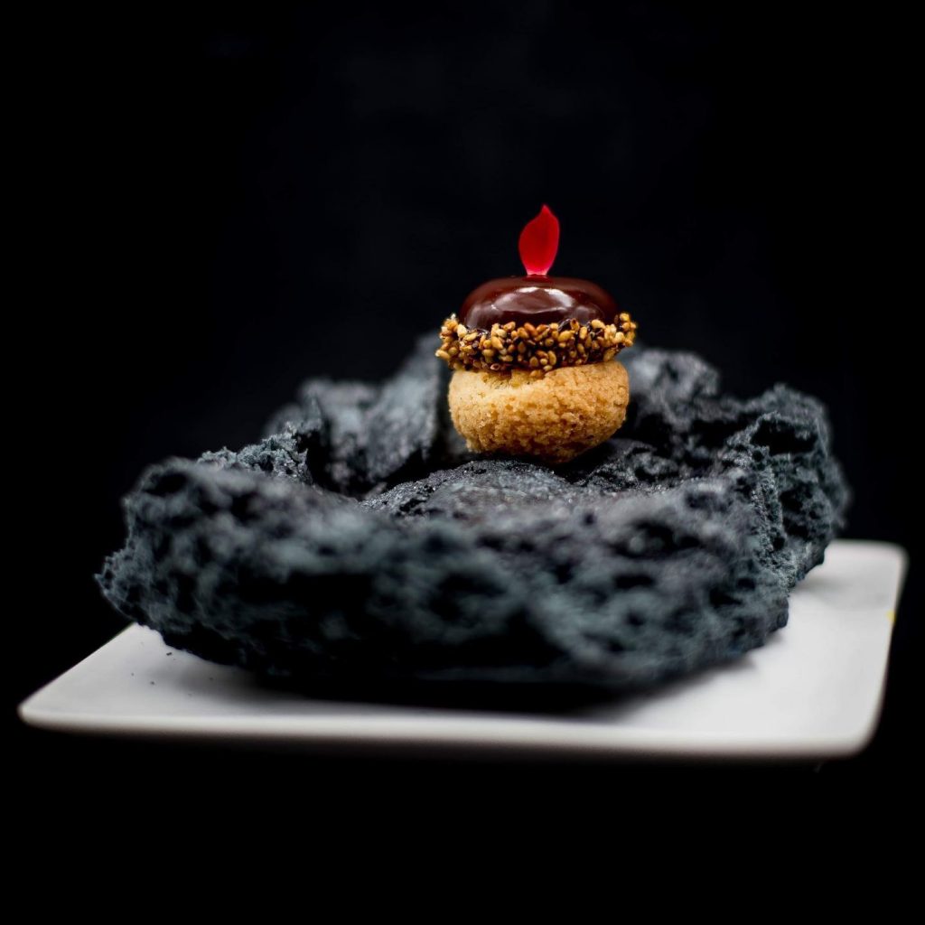 Un piatto dello chef Barroso allo 040