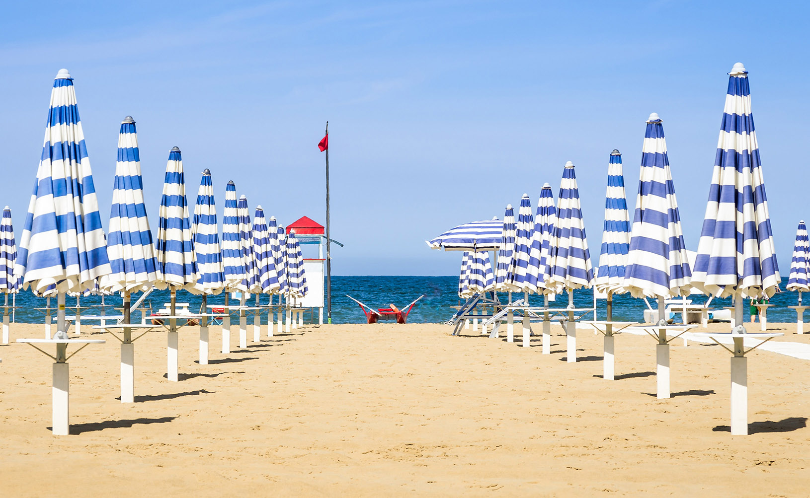 ombrelloni di spiaggia italiana