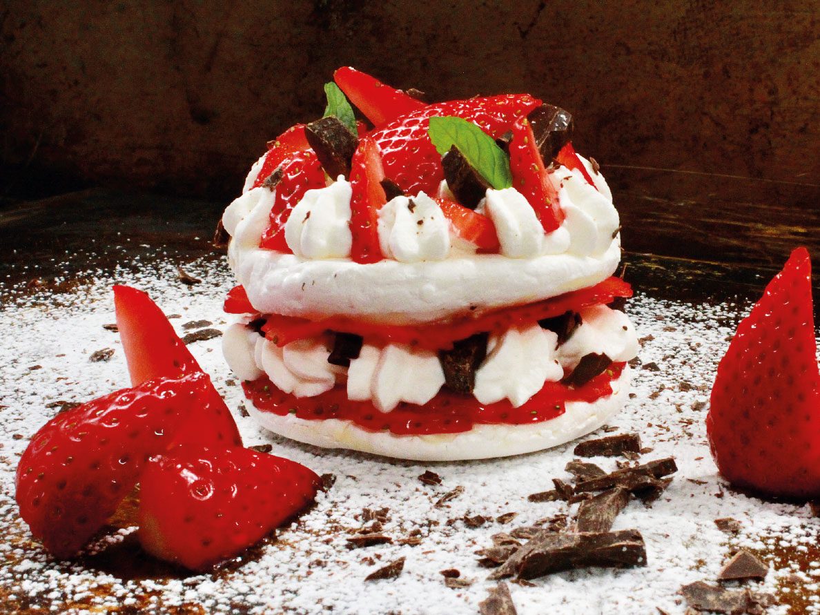 Meringata di Tiziano Rossetti del ristorante Osteria L'Angolo Divino a Urbino