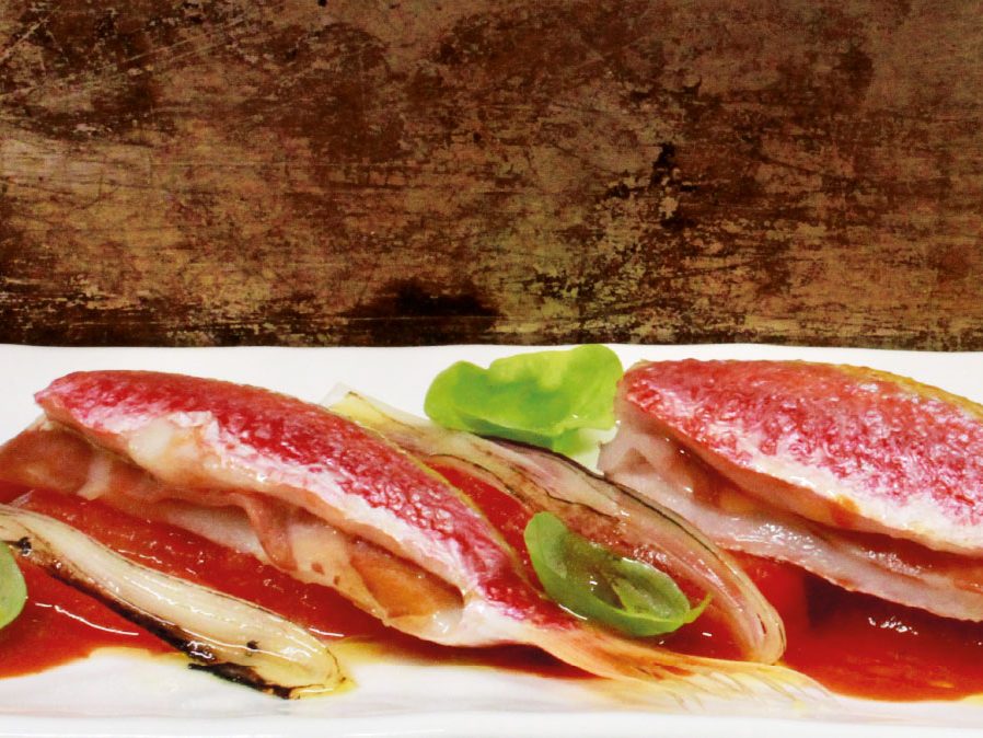 Sandwich di triglia: una ricetta dello chef Tiziano Rossetti del ristorante Osteria L'Angolo Divino di Urbino