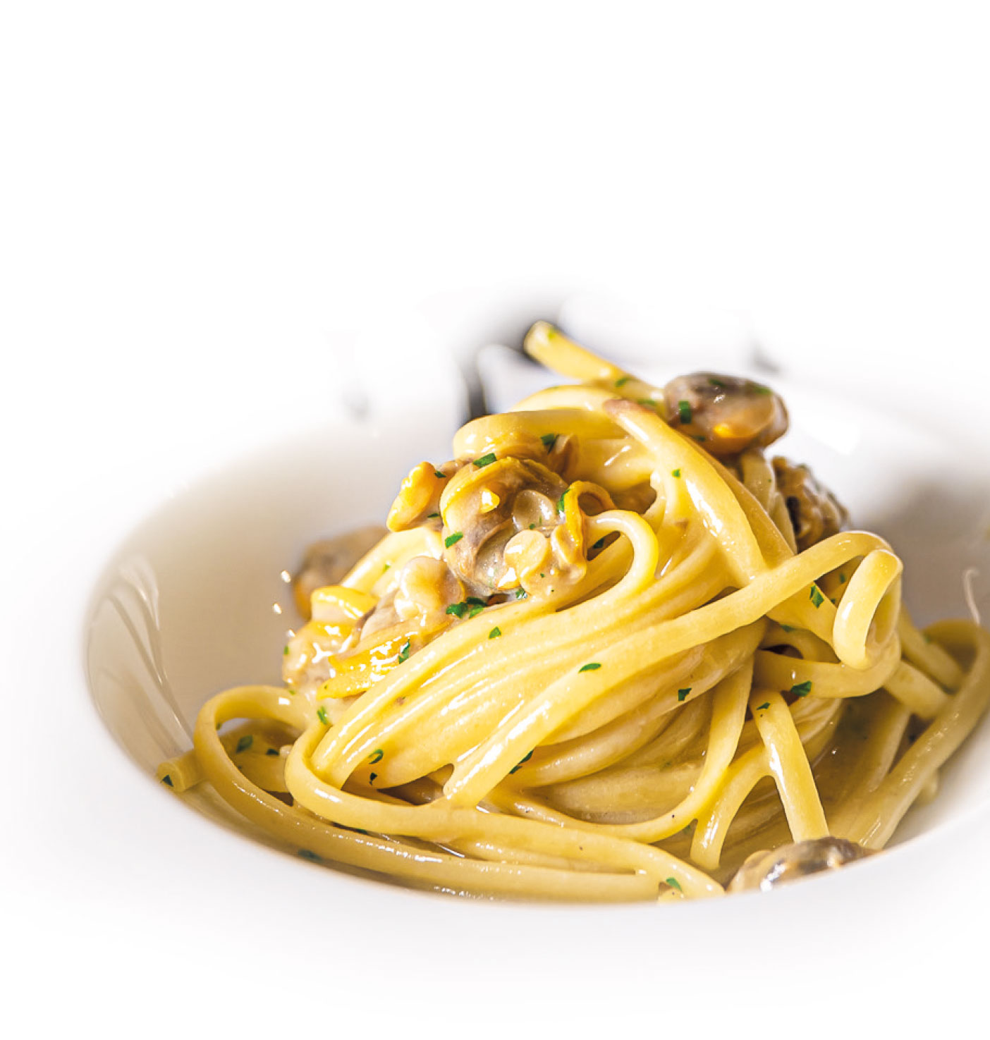 Spaghetti alle vongole di Matias Perdomo per il ristorante EXIT Pastificio Urbano di Milano