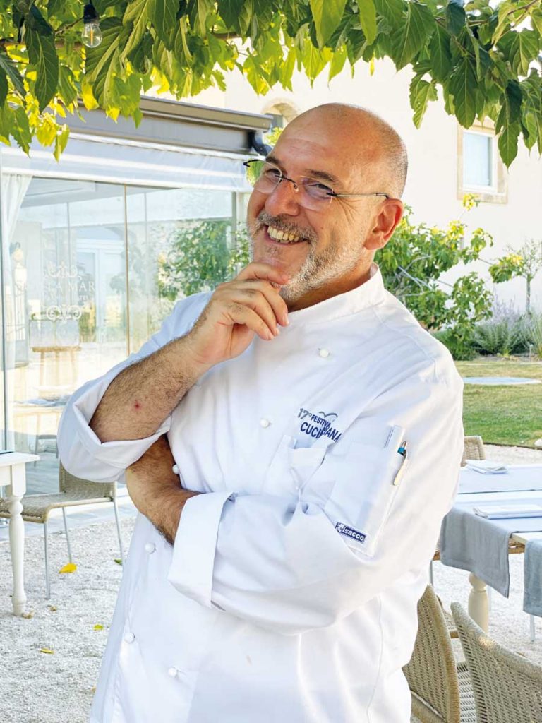 Lo chef Maurizio Urso del Ristorante Datterino a Noto