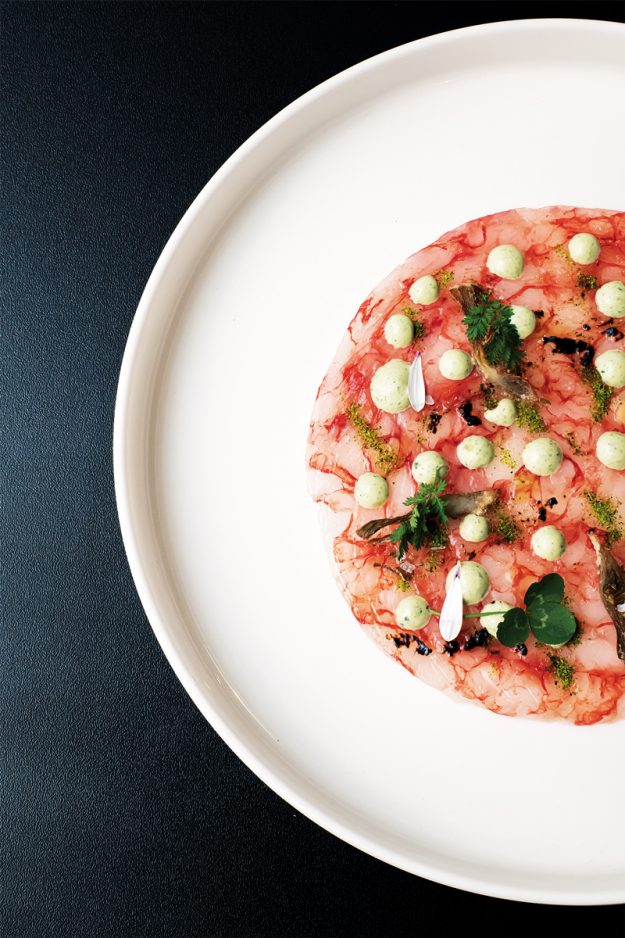 battuto di gamberi rossi