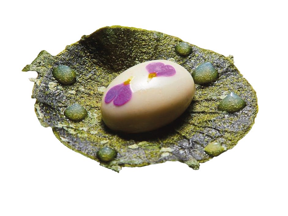 esplosione di yogurt di Gaggan Anand