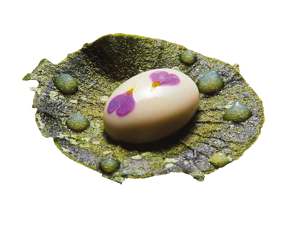 esplosione di yogurt di Gaggan Anand