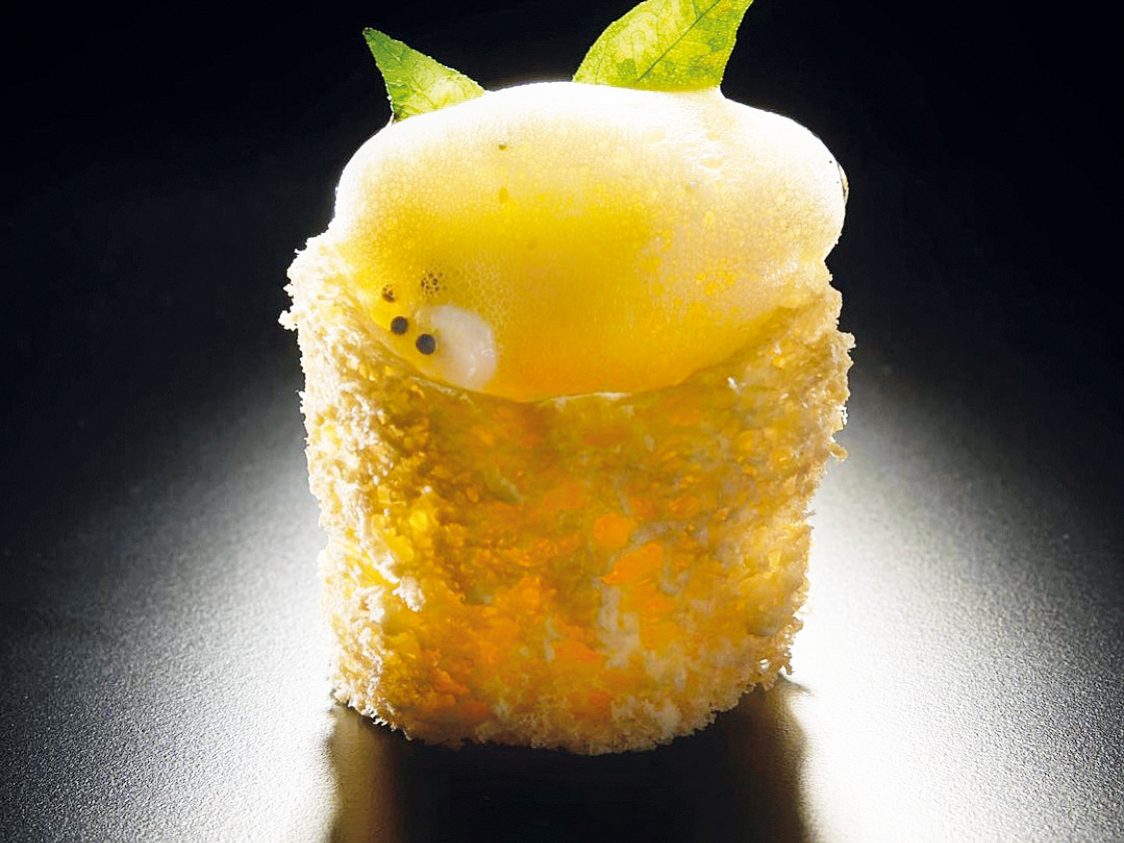 idli sambhar di Gaggan Anand