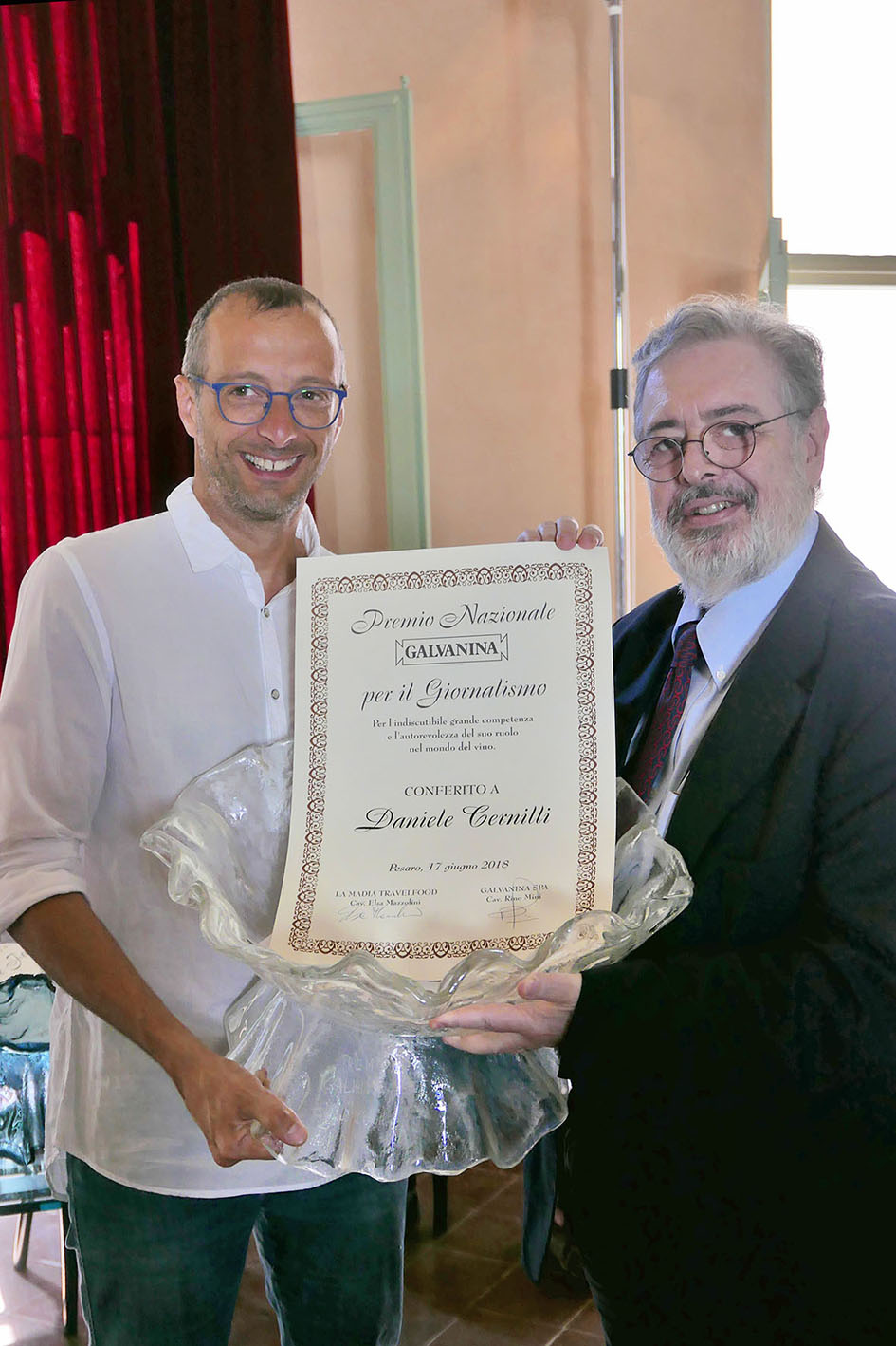 Premio La Madia 2018 Daniele Cernilli