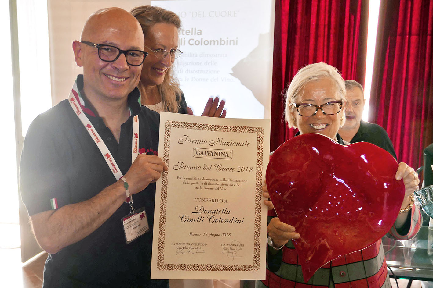 Premio La Madia 2018 Donatella Cinelli Colombini
