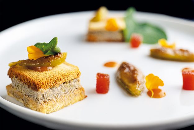 Foie gras e pan brioche