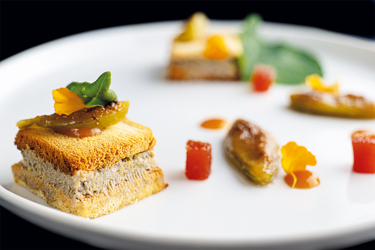 Foie gras e pan brioche