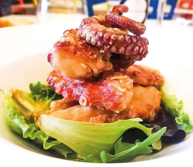 Emozioni---Polpo-croccante-con-riduzione-di-aceto-di-lamponi