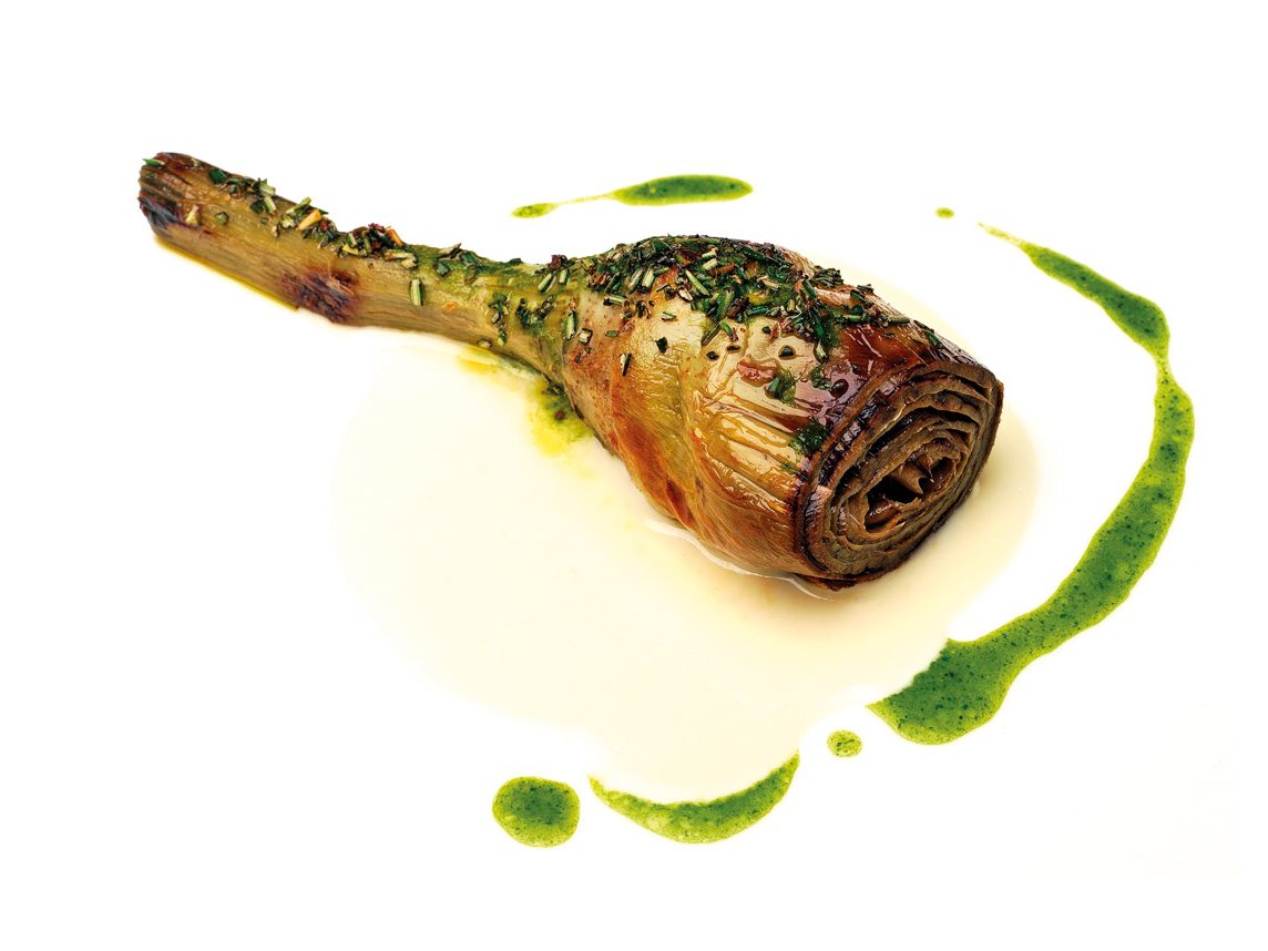 Soms---Carciofo-cotto sui carboni