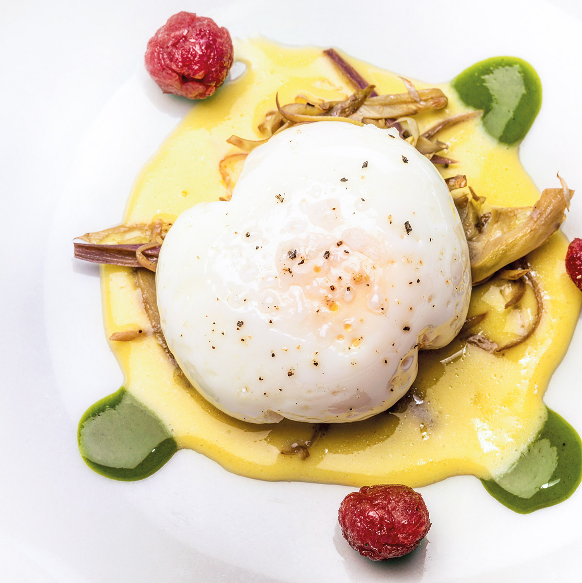 Uovo con topinambur